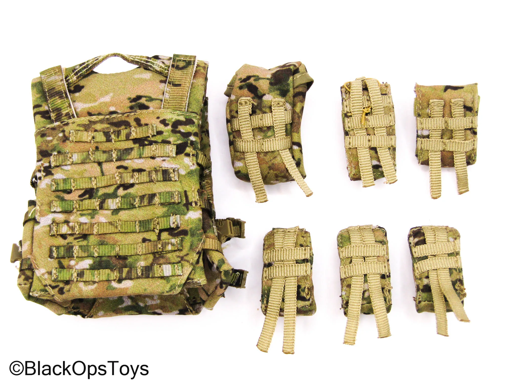 101st Airborne Div. - OCP Multicam MOLLE Combat Vest w/Pouches
