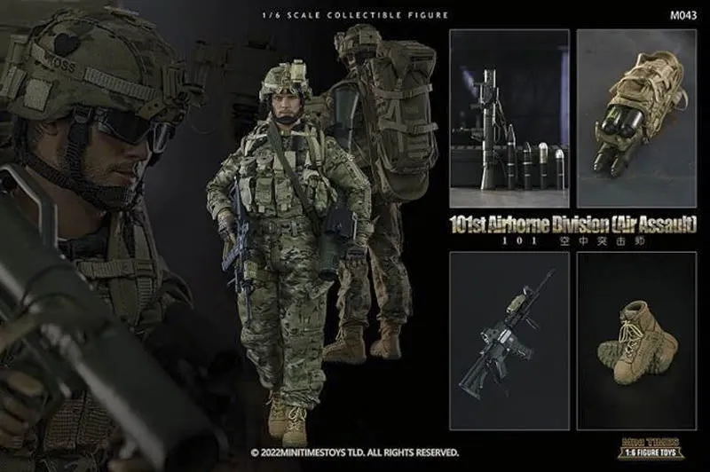 101st Airborne Div. - OCP Multicam MOLLE Combat Vest w/Pouches