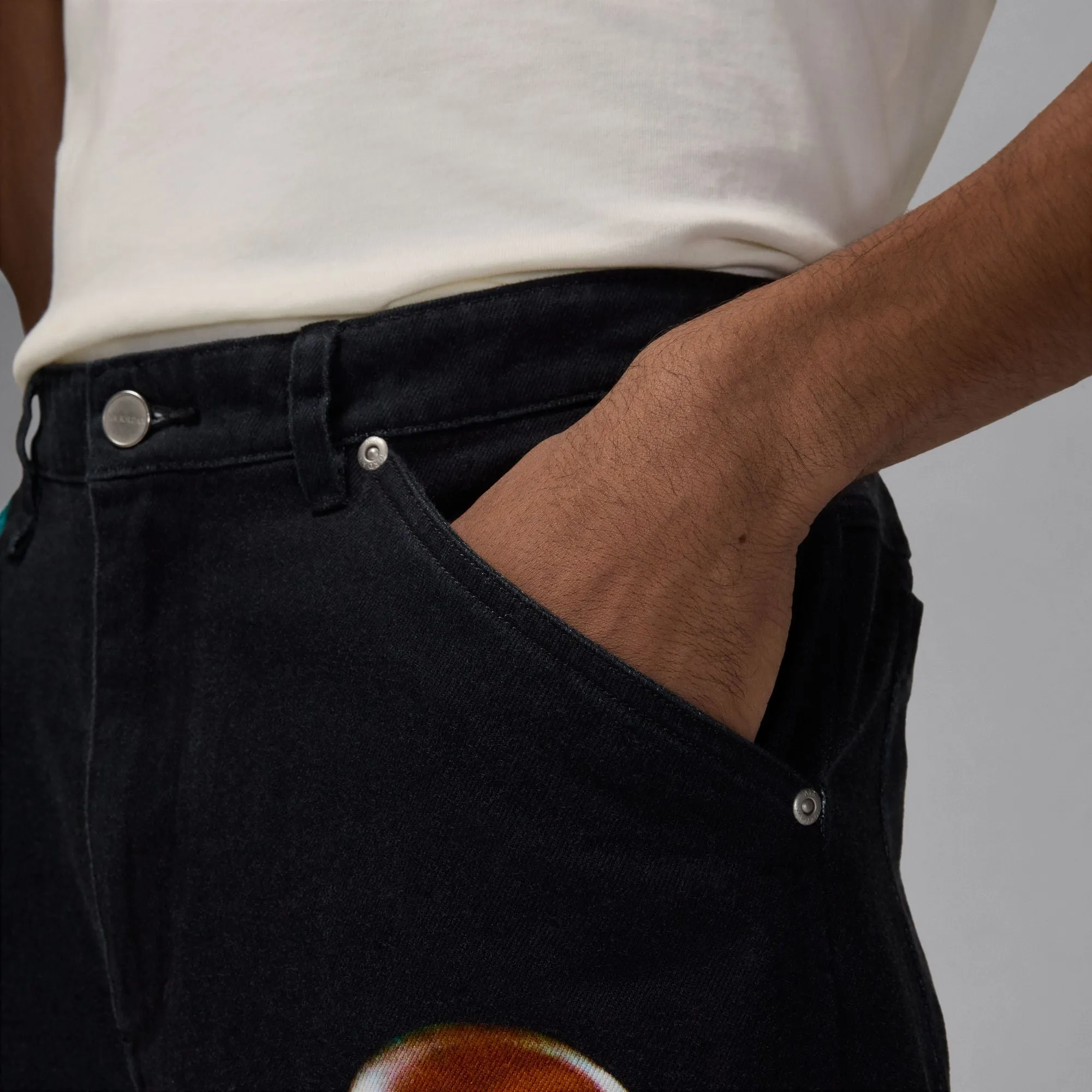 Air Jordan Printed Twill Pants 'Black'