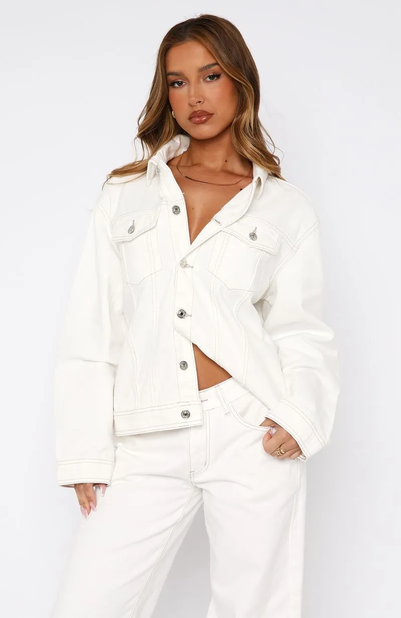 Back Street Denim Jacket Off White