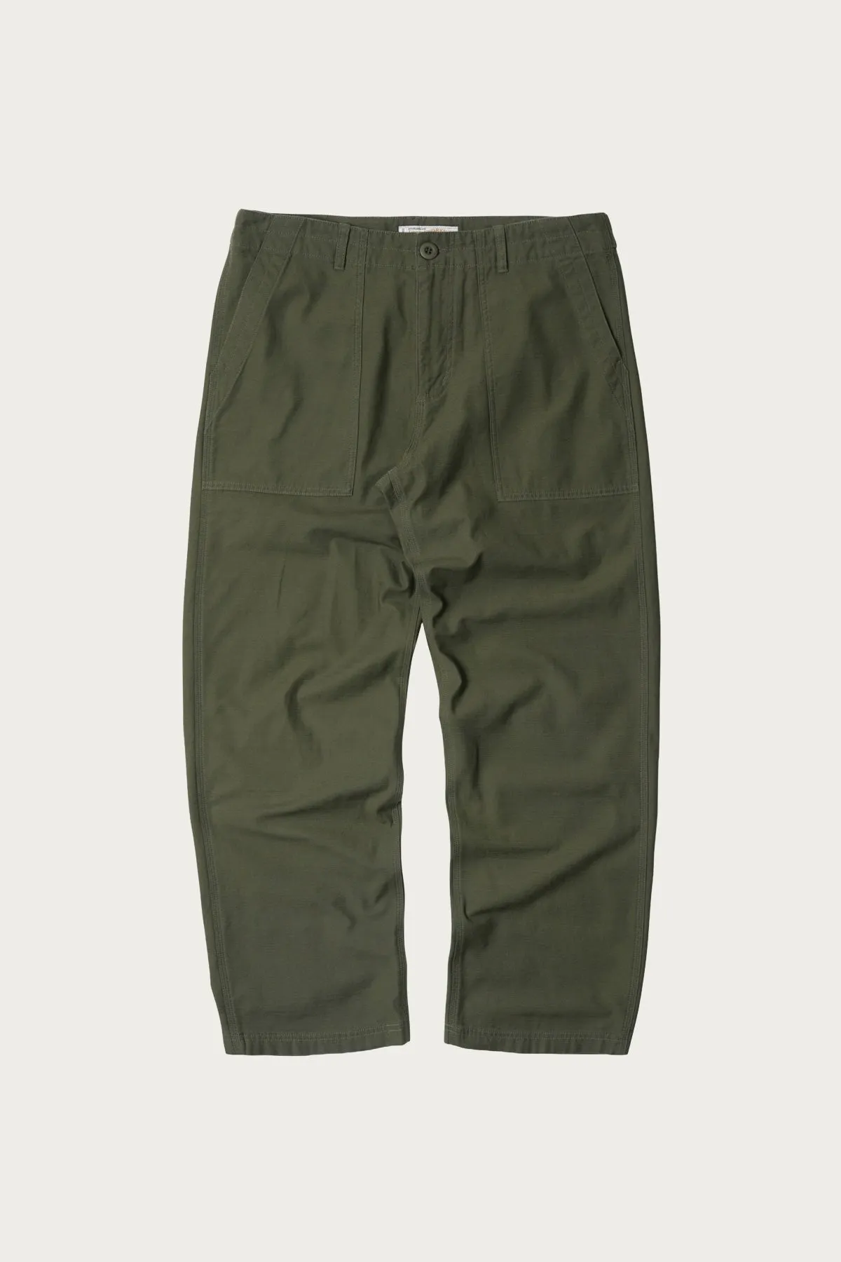 Backsatin Fatigue Pants - Olive