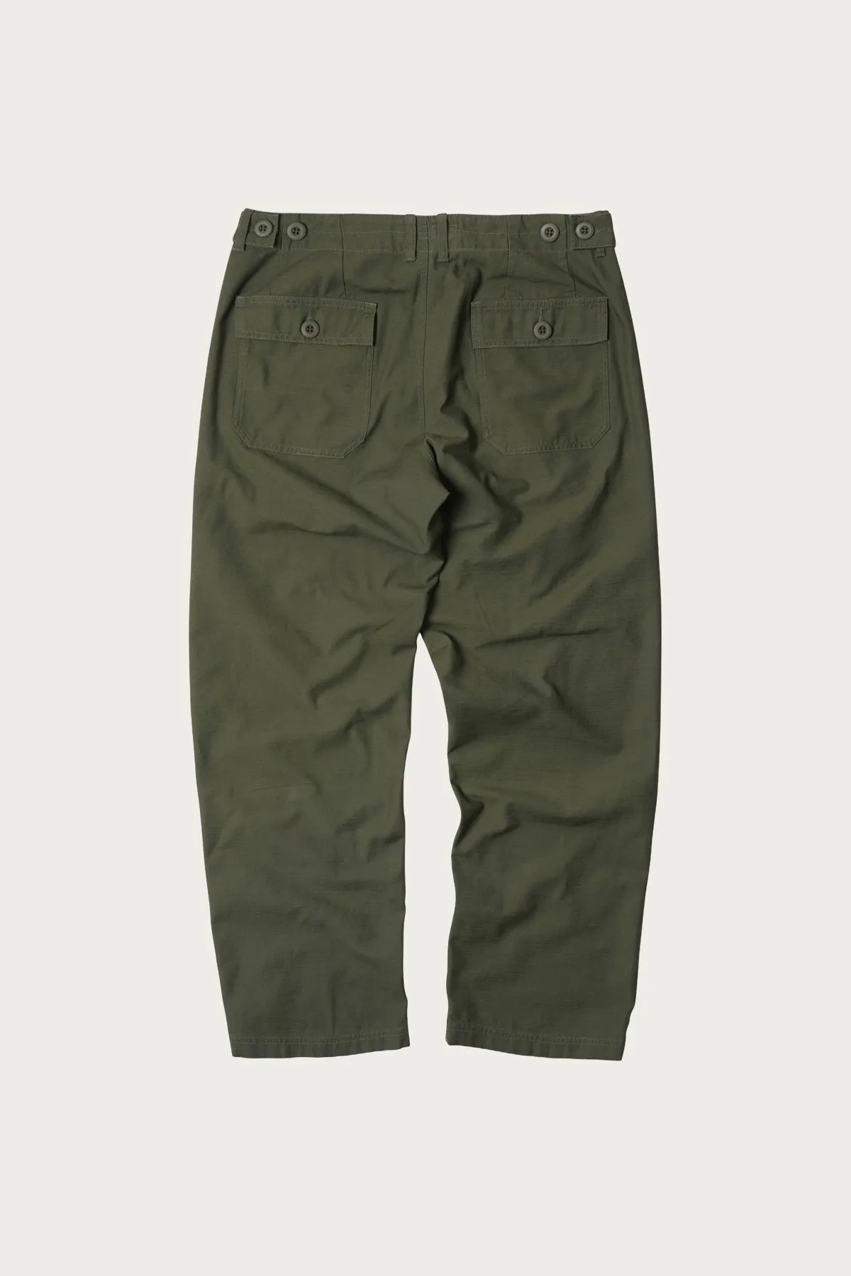Backsatin Fatigue Pants - Olive
