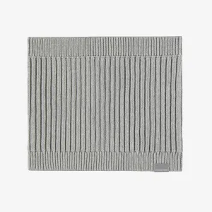 Cache-cou en tricot gris, enfant || Gray knitted neck warmer, child