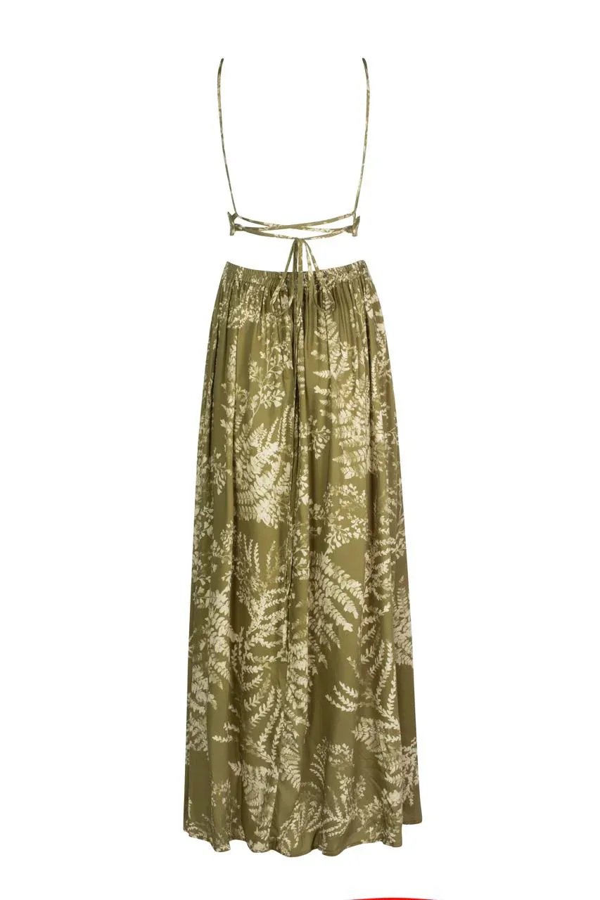 Caitlin dress | dappled olive