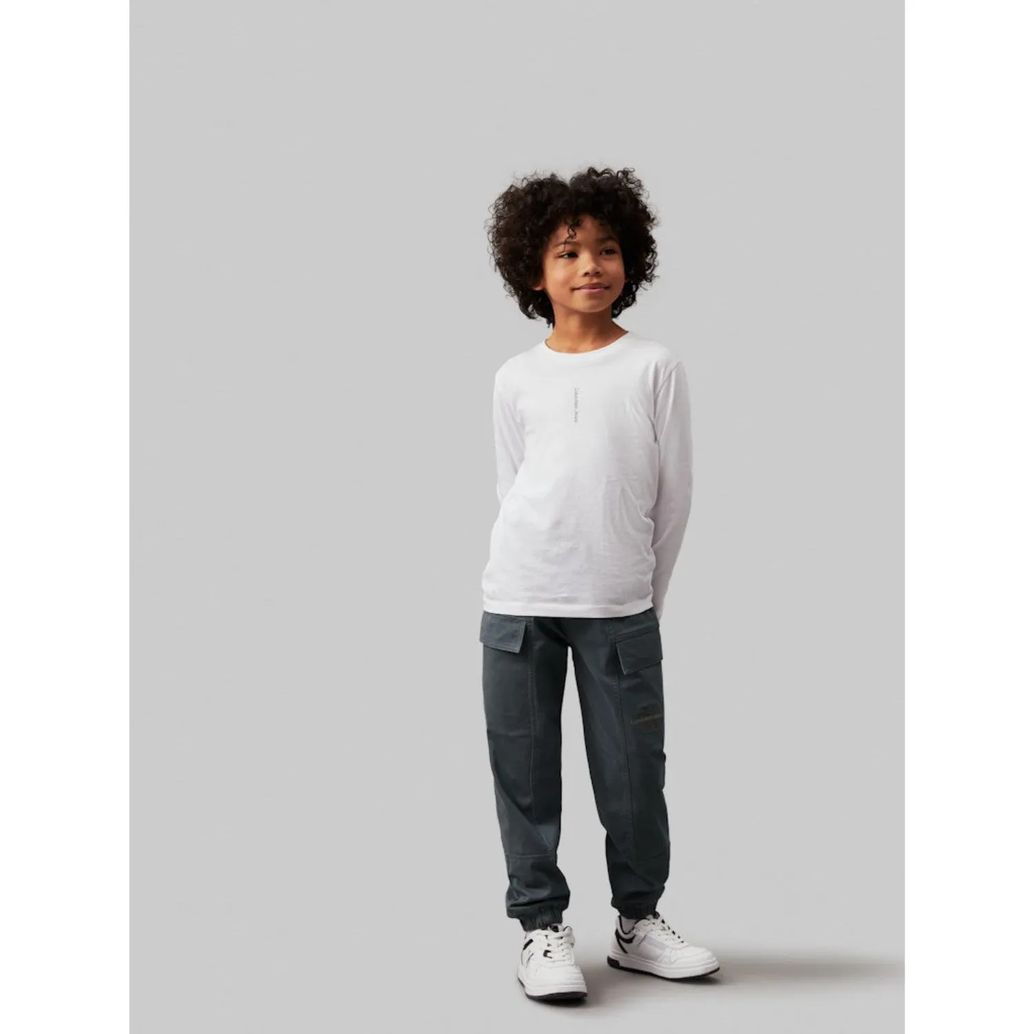 Calvin Klein Endless Grey Essential Woven Cargo Pants