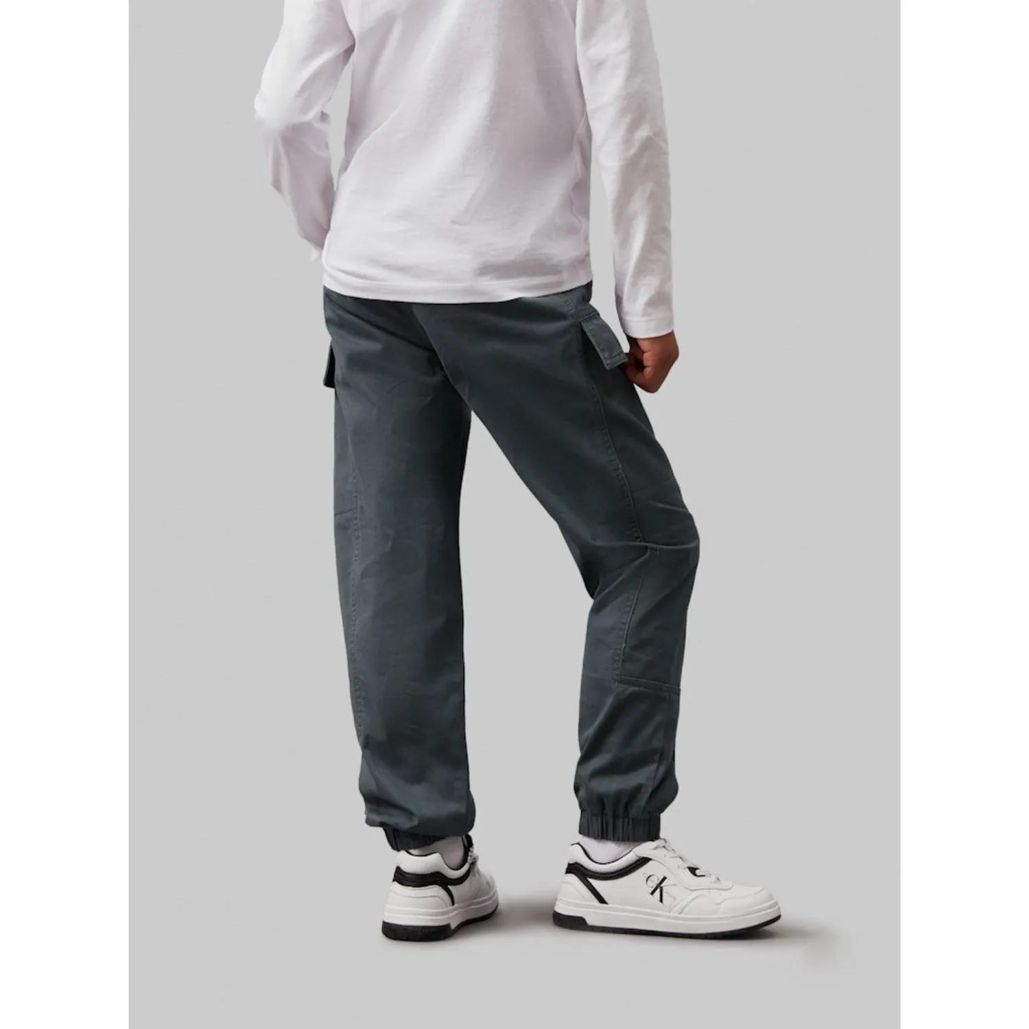 Calvin Klein Endless Grey Essential Woven Cargo Pants