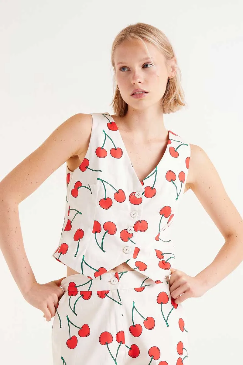 Cherie Printed Vest