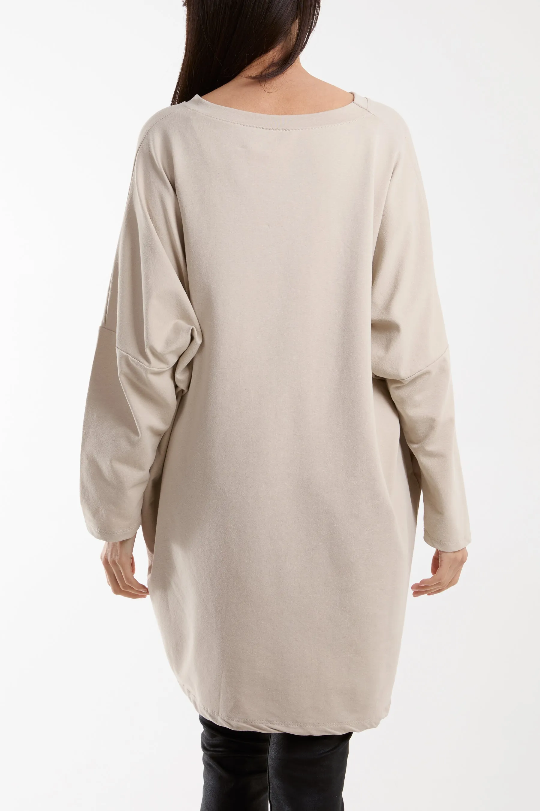 Daisy Long Fine Sweat Top