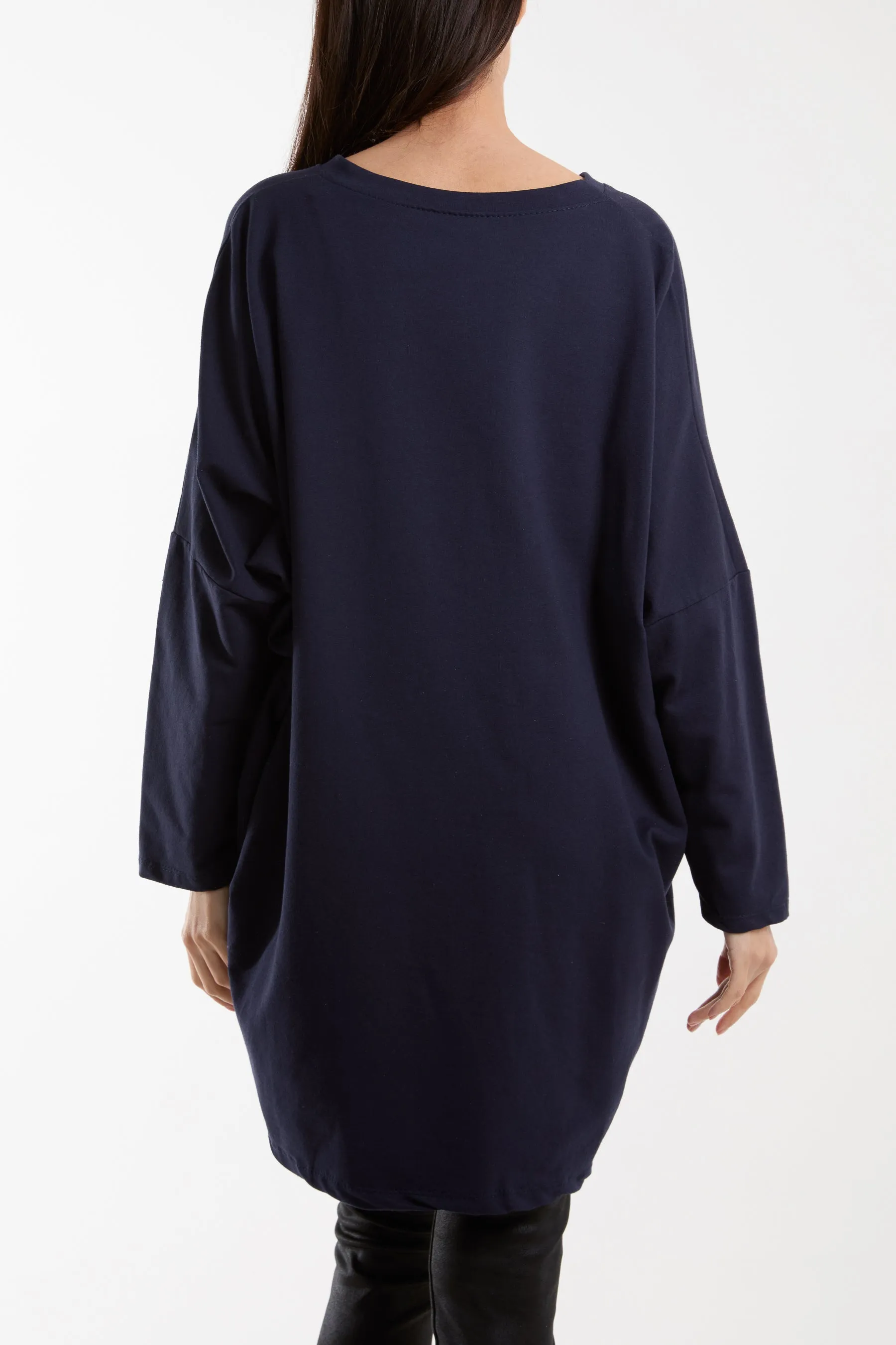 Daisy Long Fine Sweat Top