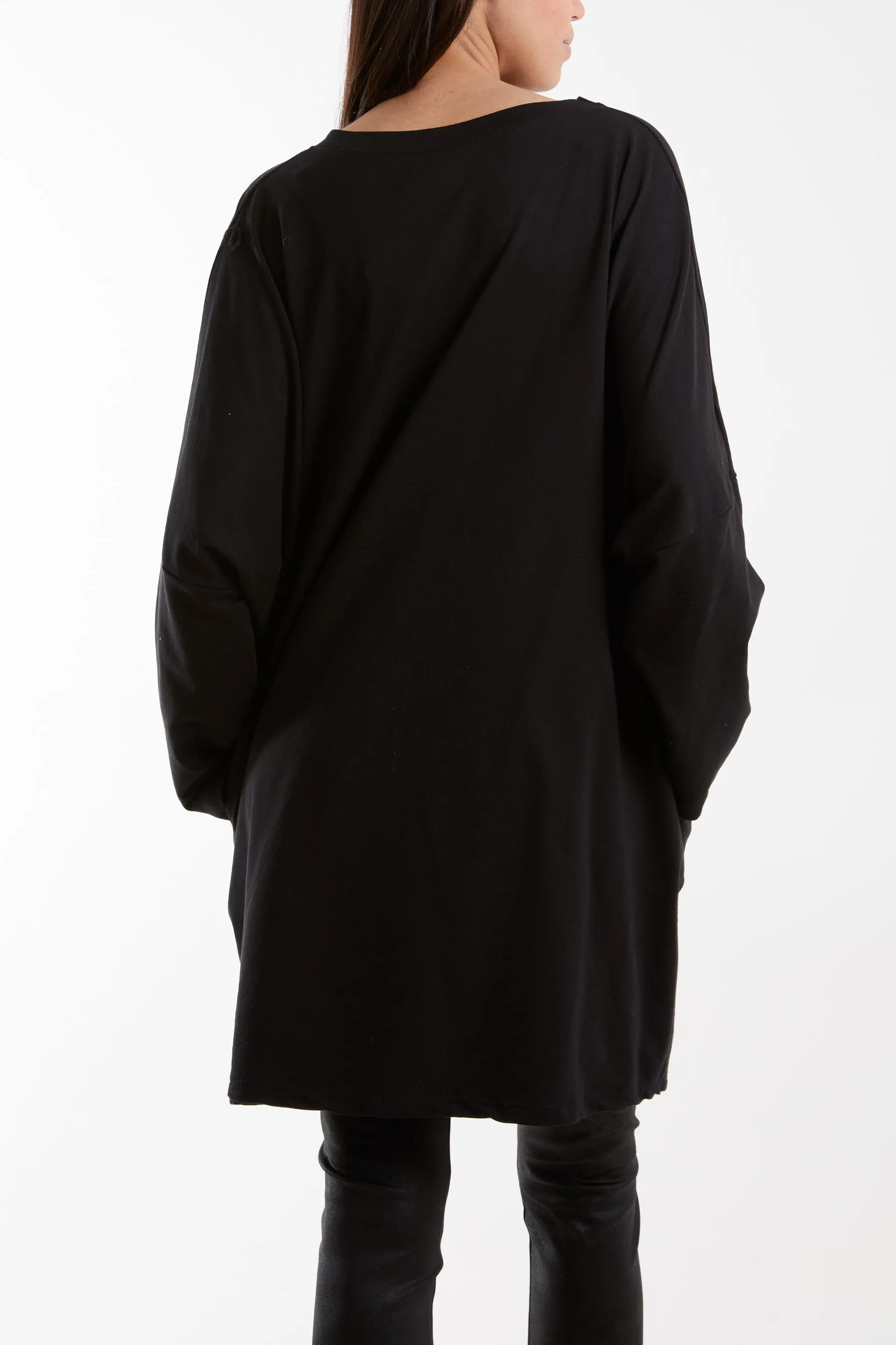 Daisy Long Fine Sweat Top