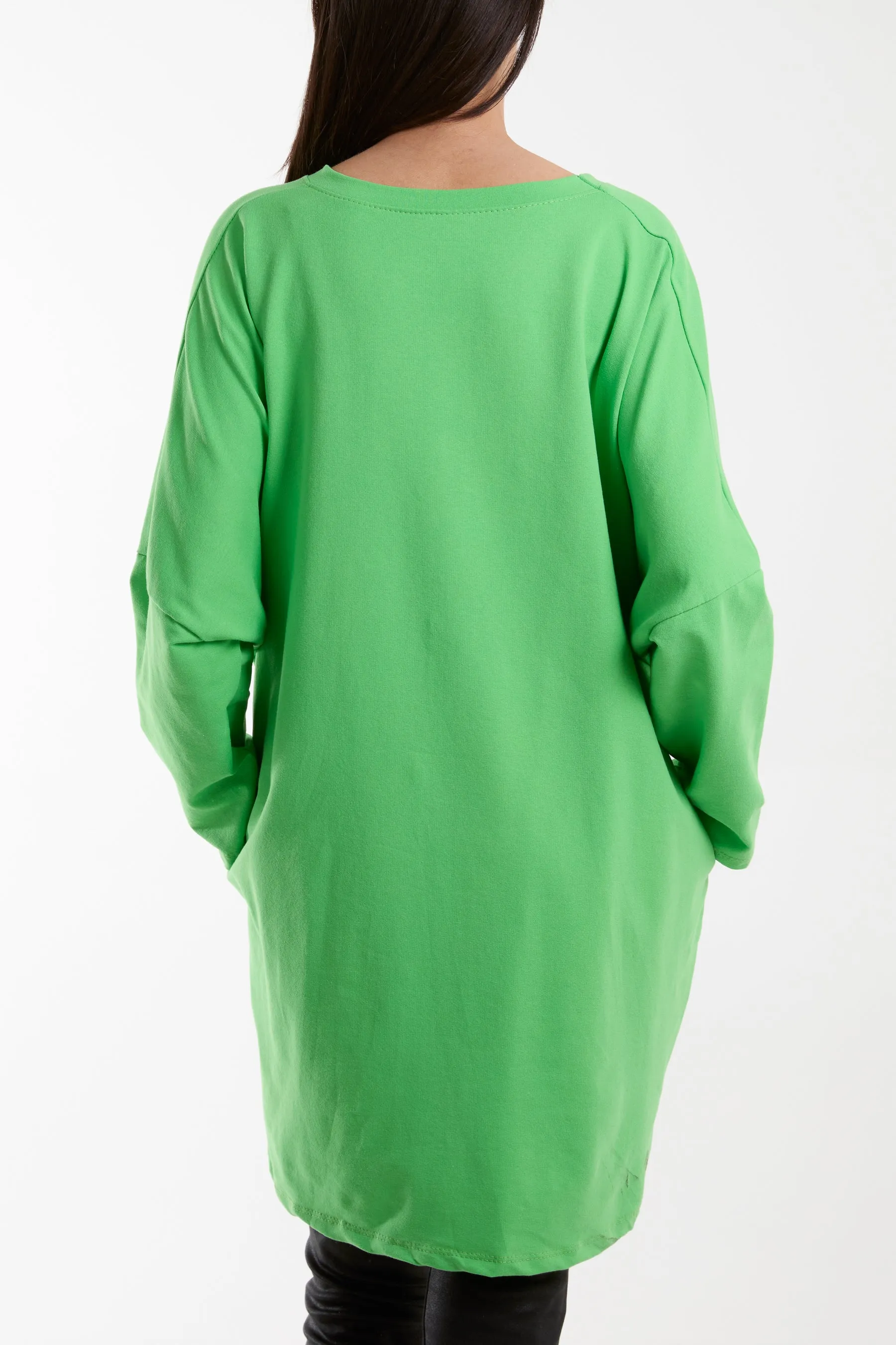 Daisy Long Fine Sweat Top