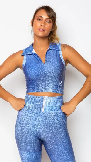 Denim Everyday Crop Bra