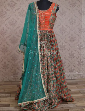 FANCY LONG FROCK -FL157