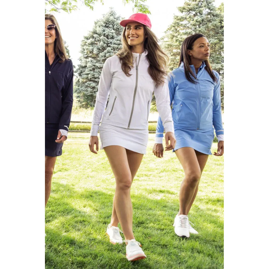 Golftini Women's Be An Athlete Golf Jacket - White