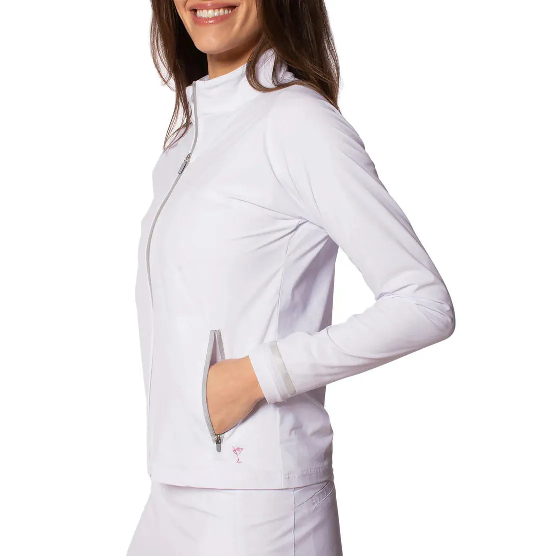 Golftini Women's Be An Athlete Golf Jacket - White