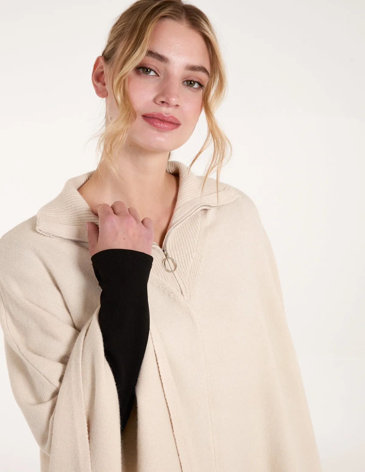 Half Zip Cape
