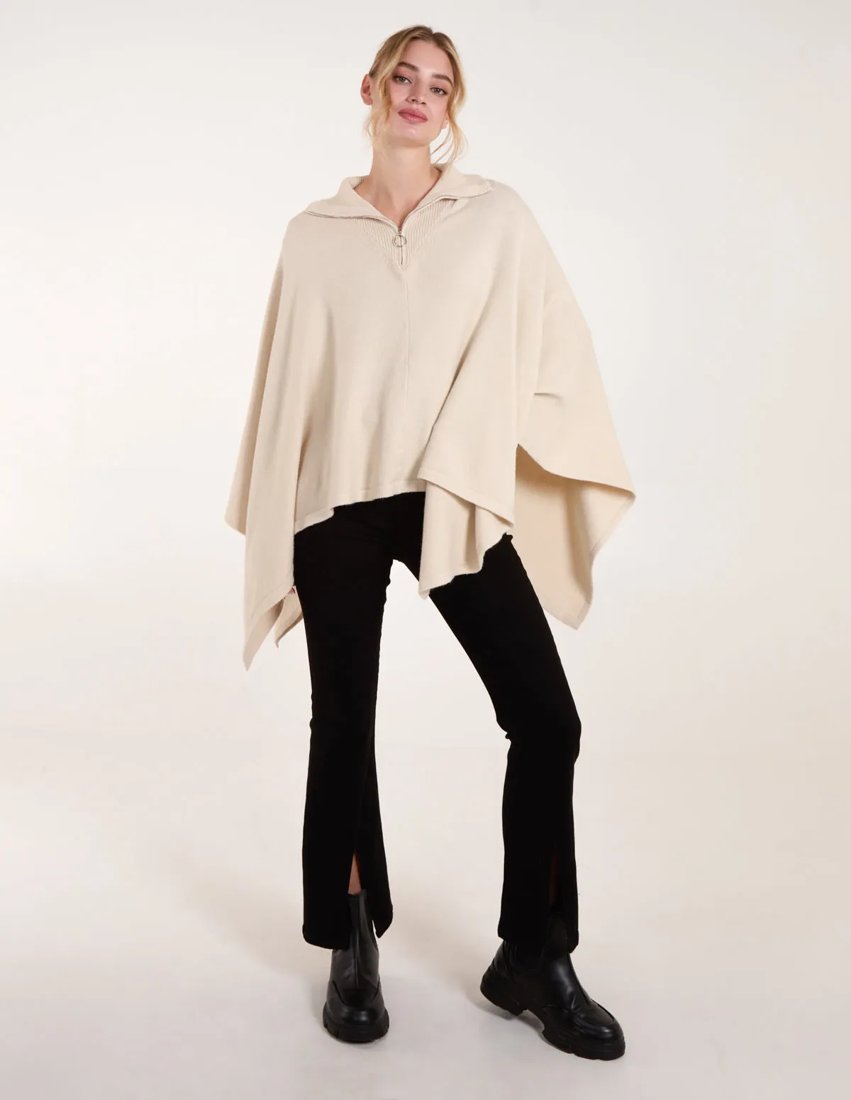 Half Zip Cape