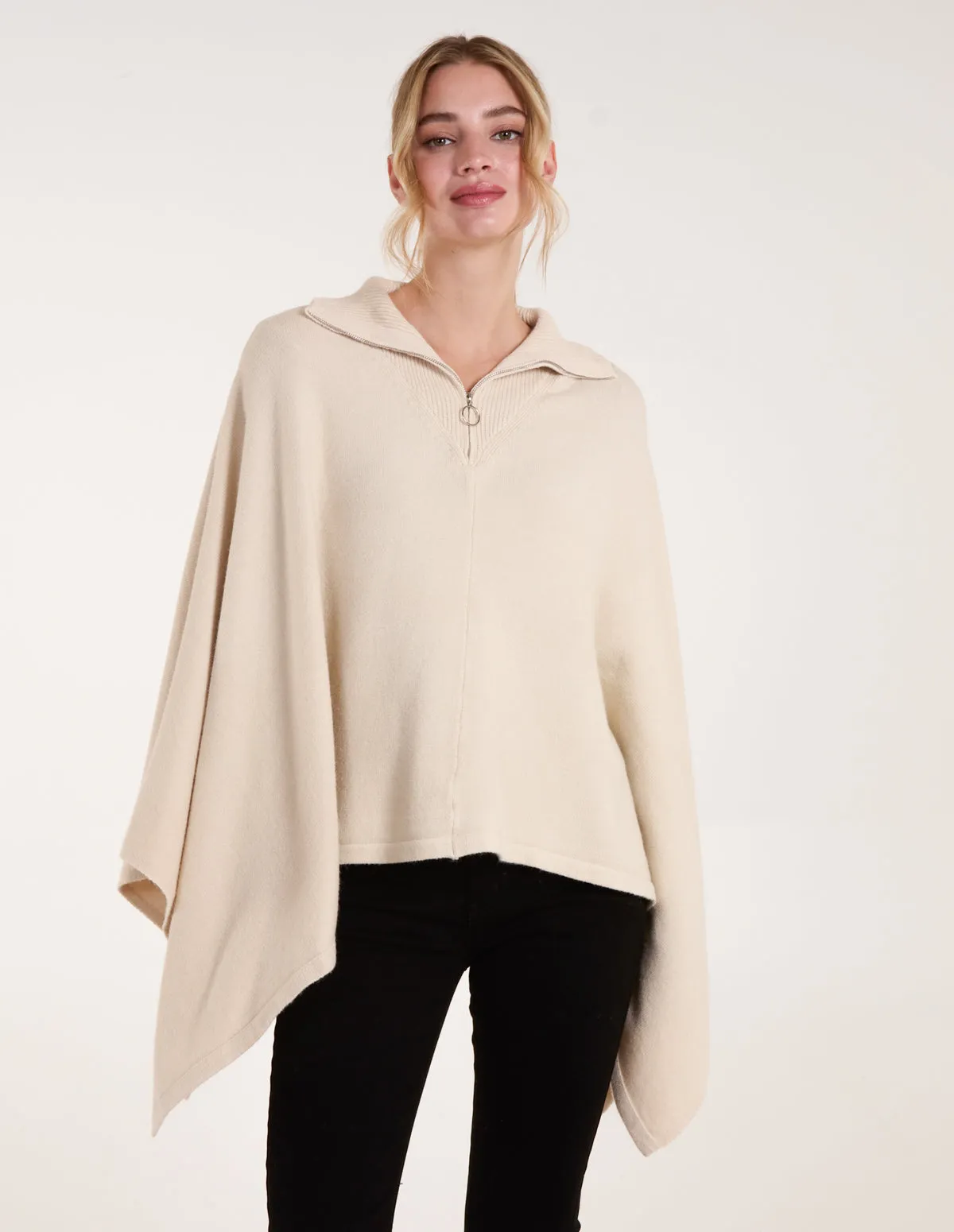 Half Zip Cape