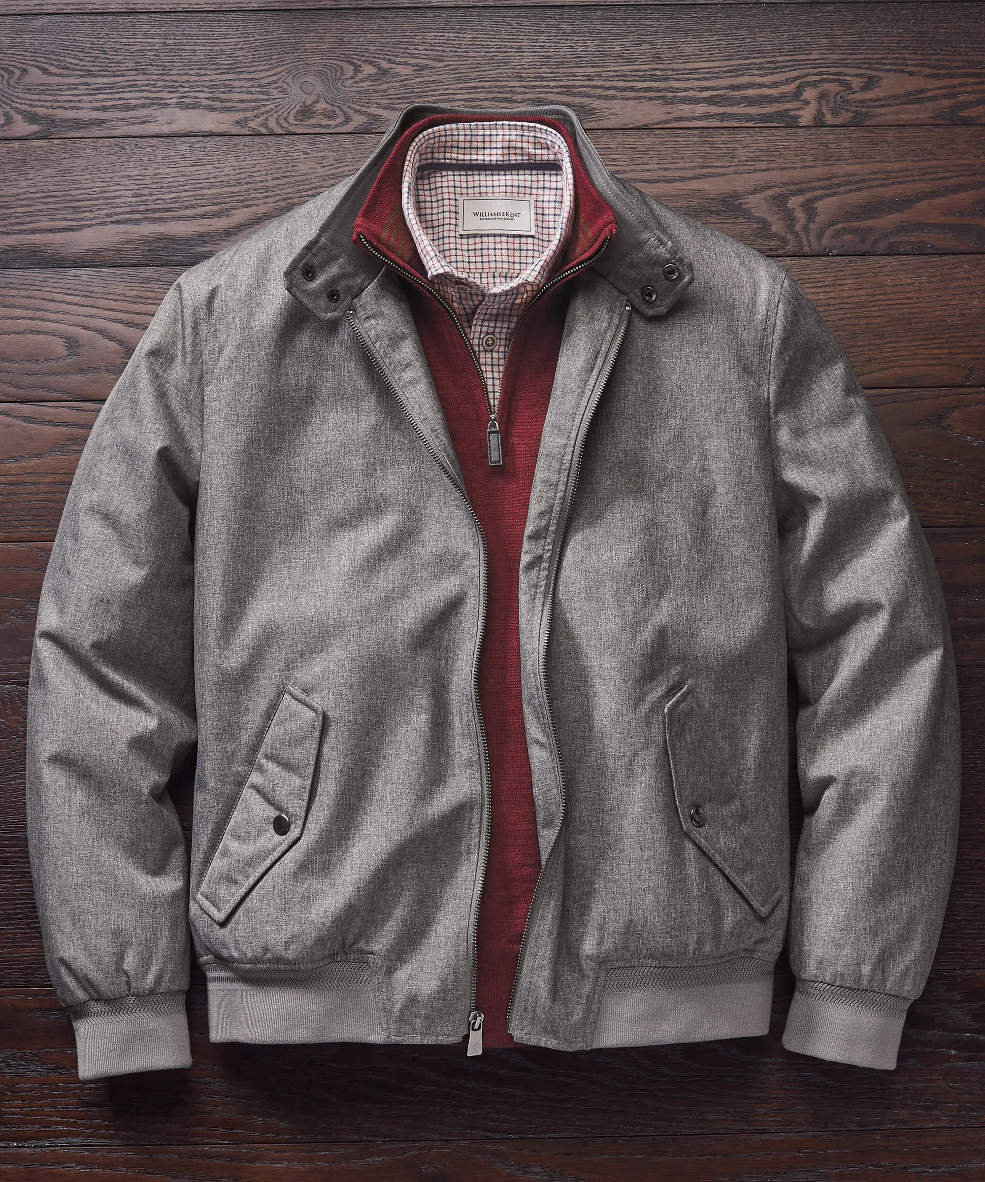 Hart Schaffner Marx Arden Melange Water-Resistant Insulated Jacket