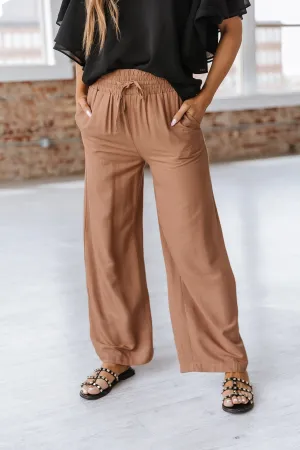 Heidi Drawstring Wide Leg Pant