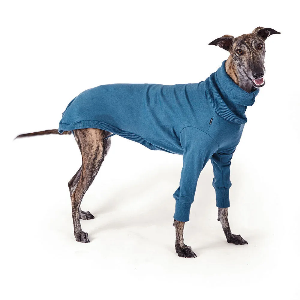 Kazoo Greyhound Softie Dog Jumper Blue 65-70cm Medium