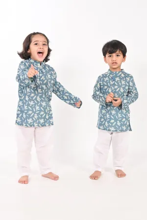 Kids clothies | Hand block printed Kurtas for Boys | Kurtas for girls | Kids online shopping