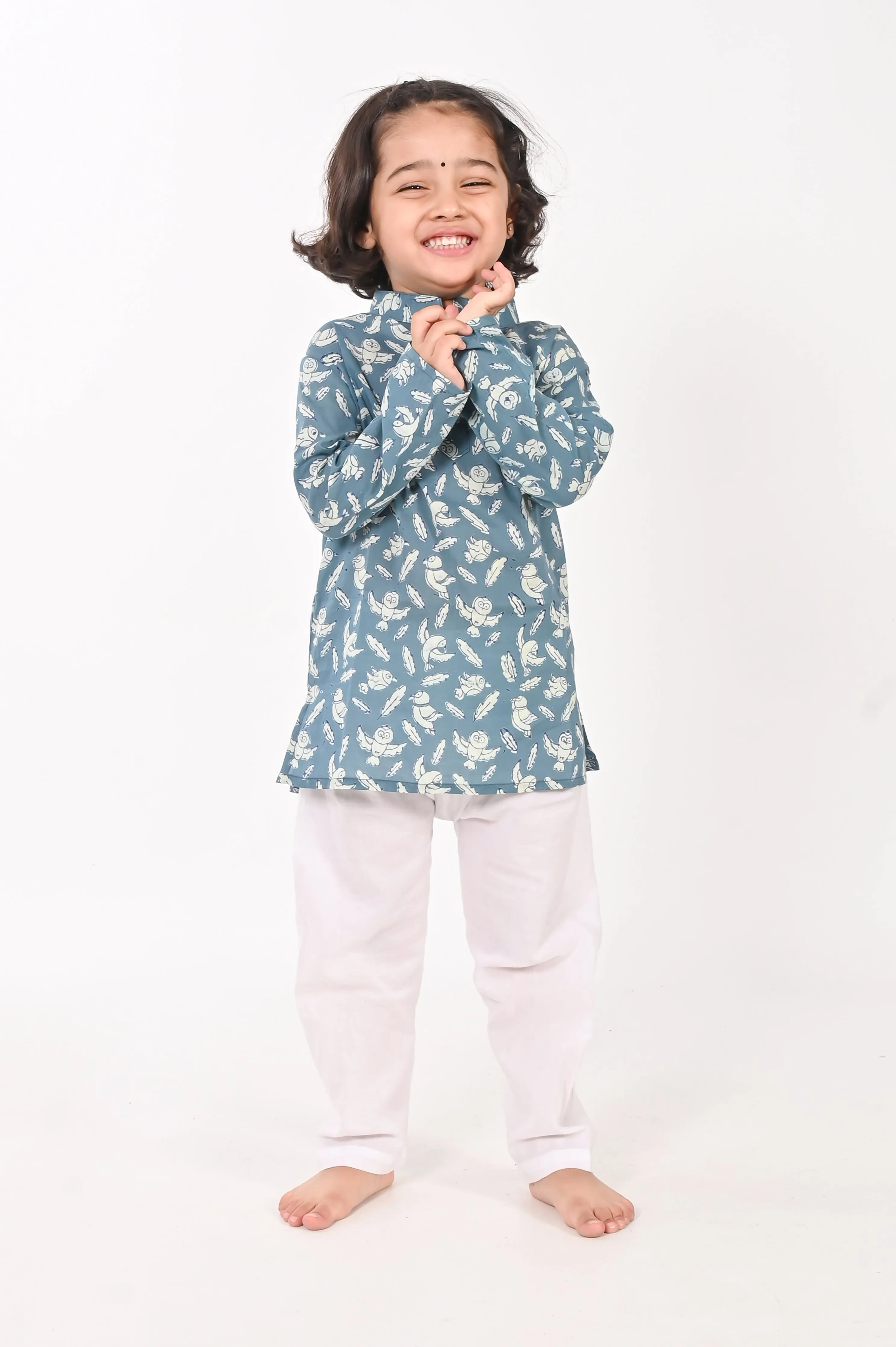 Kids clothies | Hand block printed Kurtas for Boys | Kurtas for girls | Kids online shopping