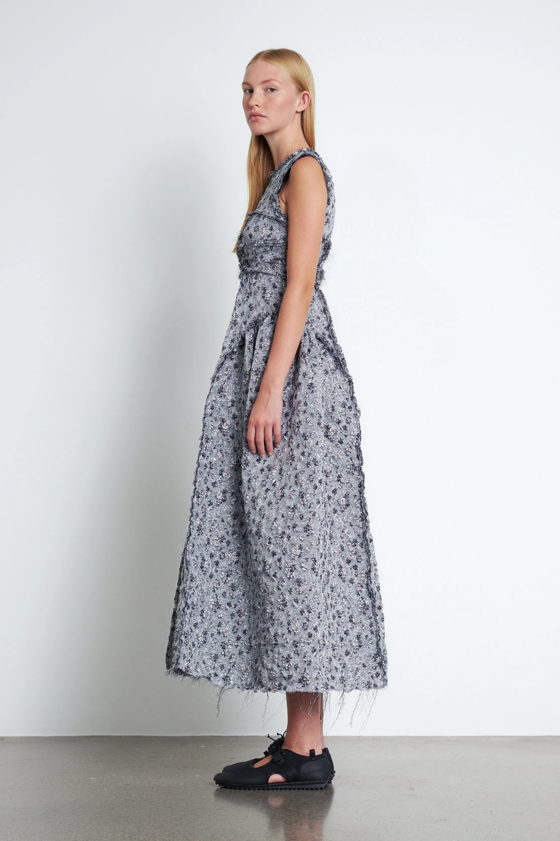 LIA | GOWN LILY MATELASS… SILVER