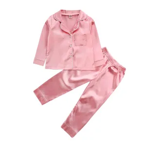 Long Sleeve Pink Toddler Pajama Set
