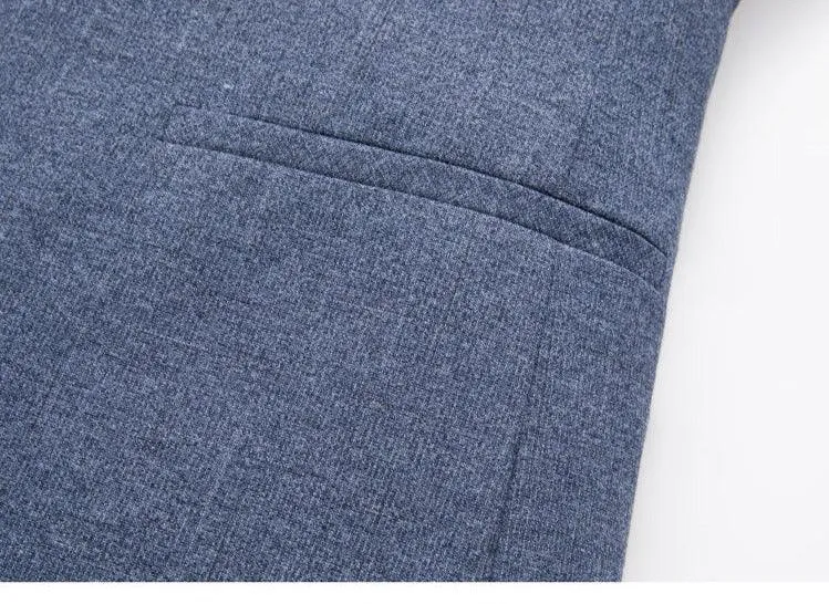 Men Blazer - Striped Formal Blazer