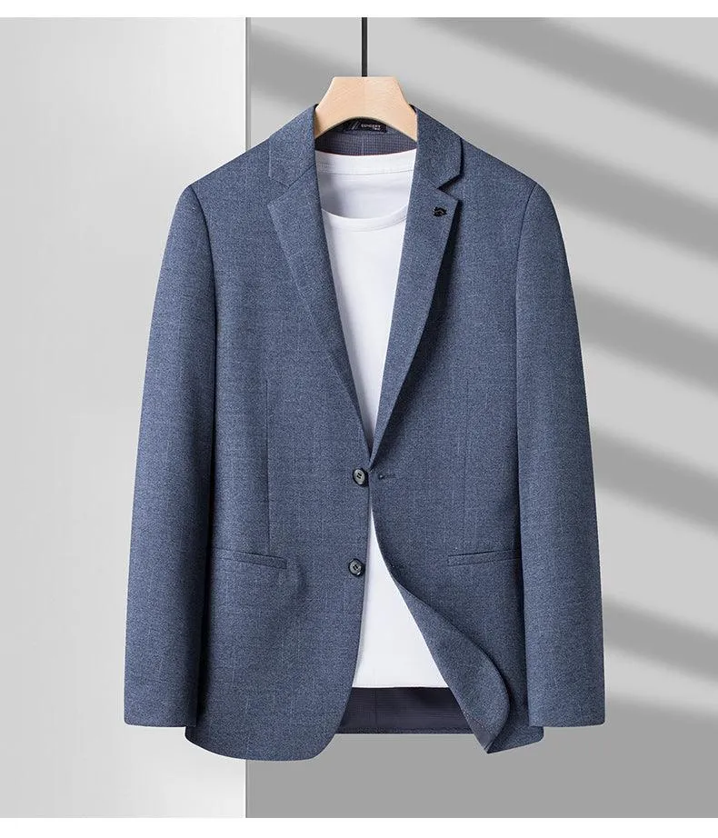 Men Blazer - Striped Formal Blazer
