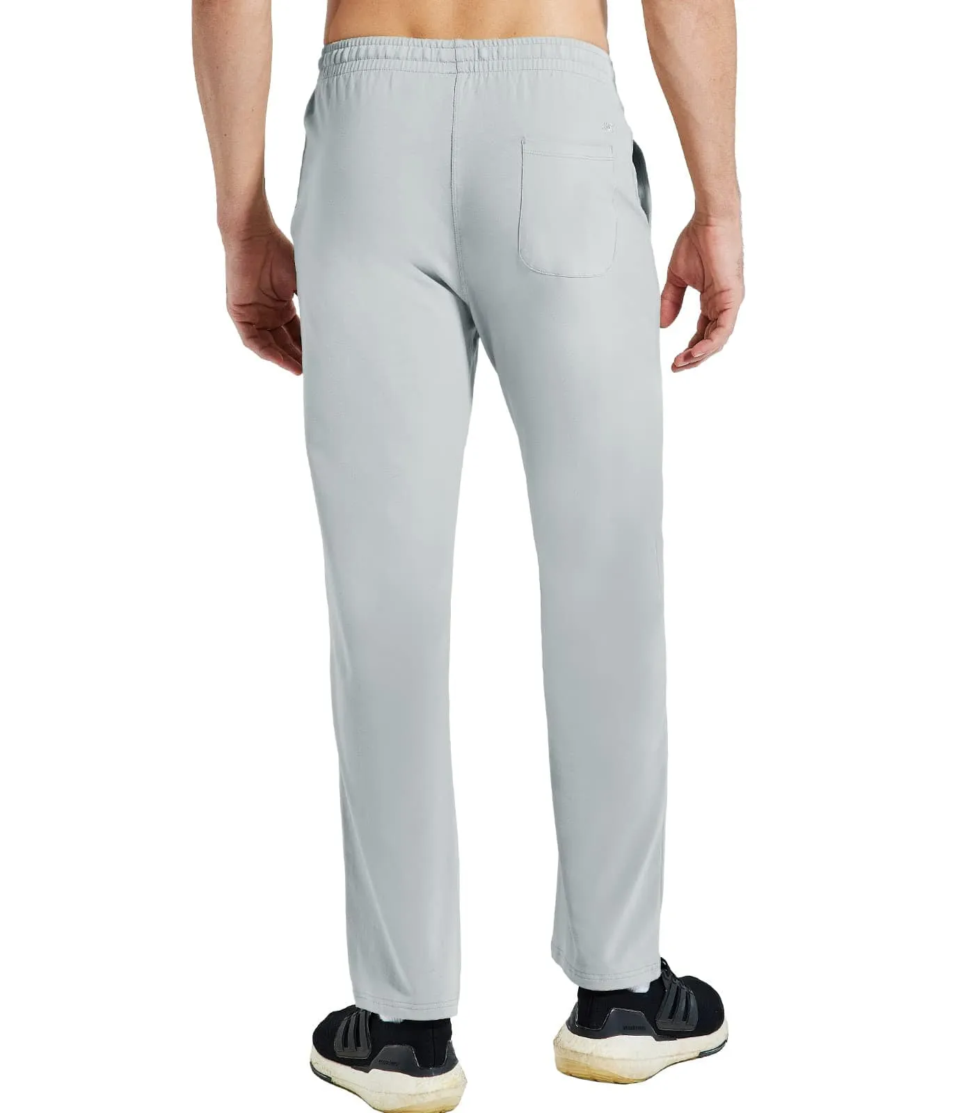 Men's Cotton Sweatpants with Pockets Sports Knit Pants