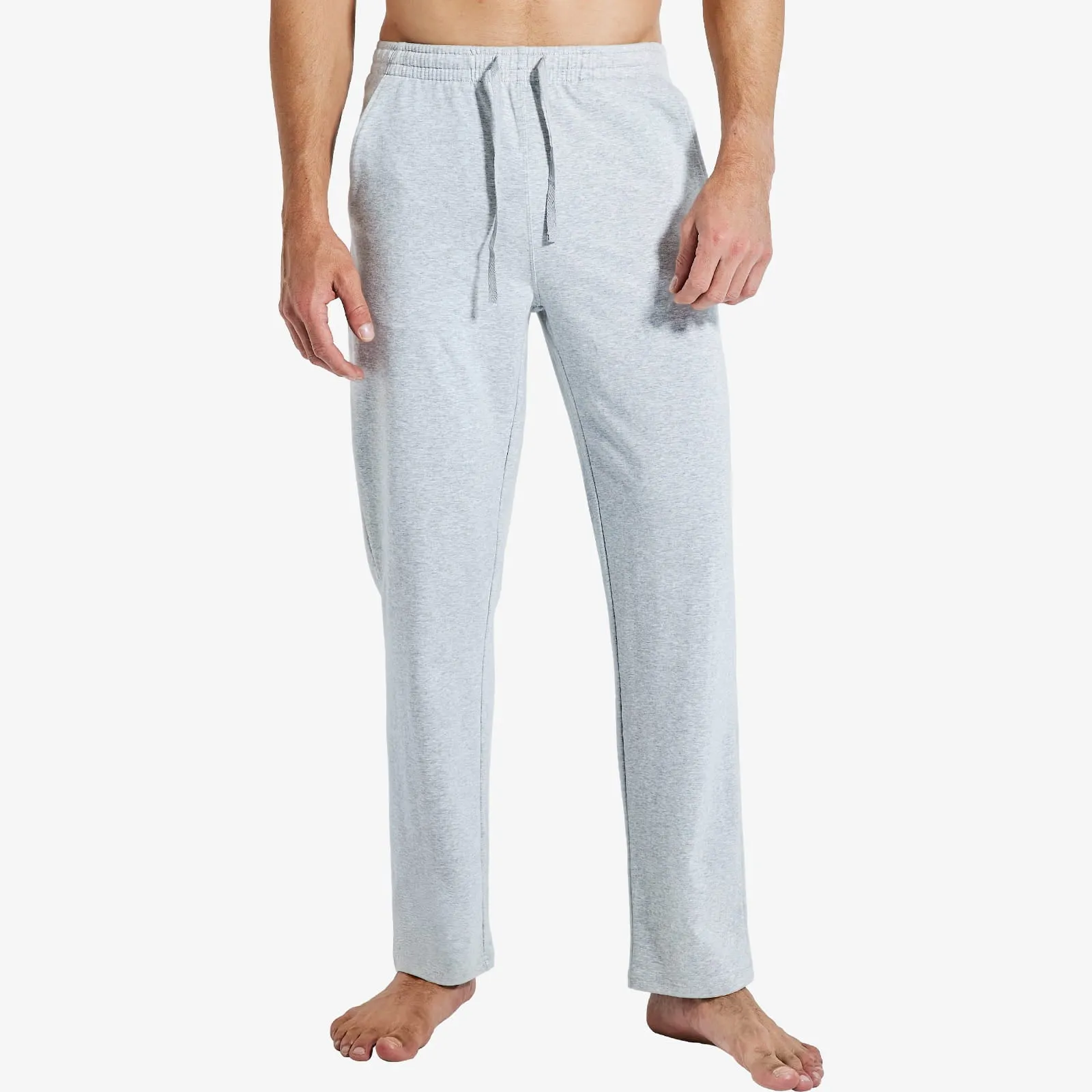 Men's Cotton Sweatpants with Pockets Sports Knit Pants
