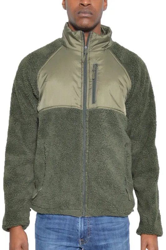 Men's Sherpa Fleece Jacket