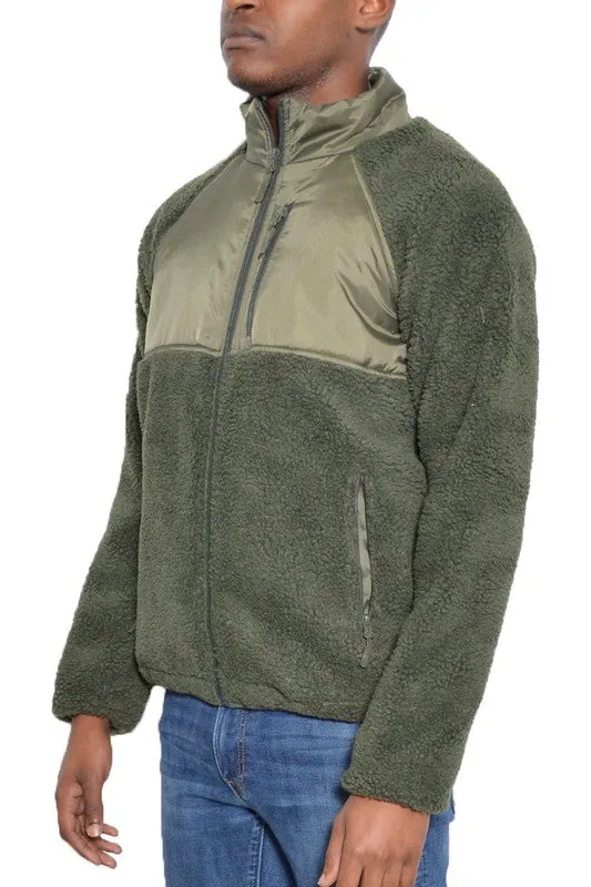 Men's Sherpa Fleece Jacket