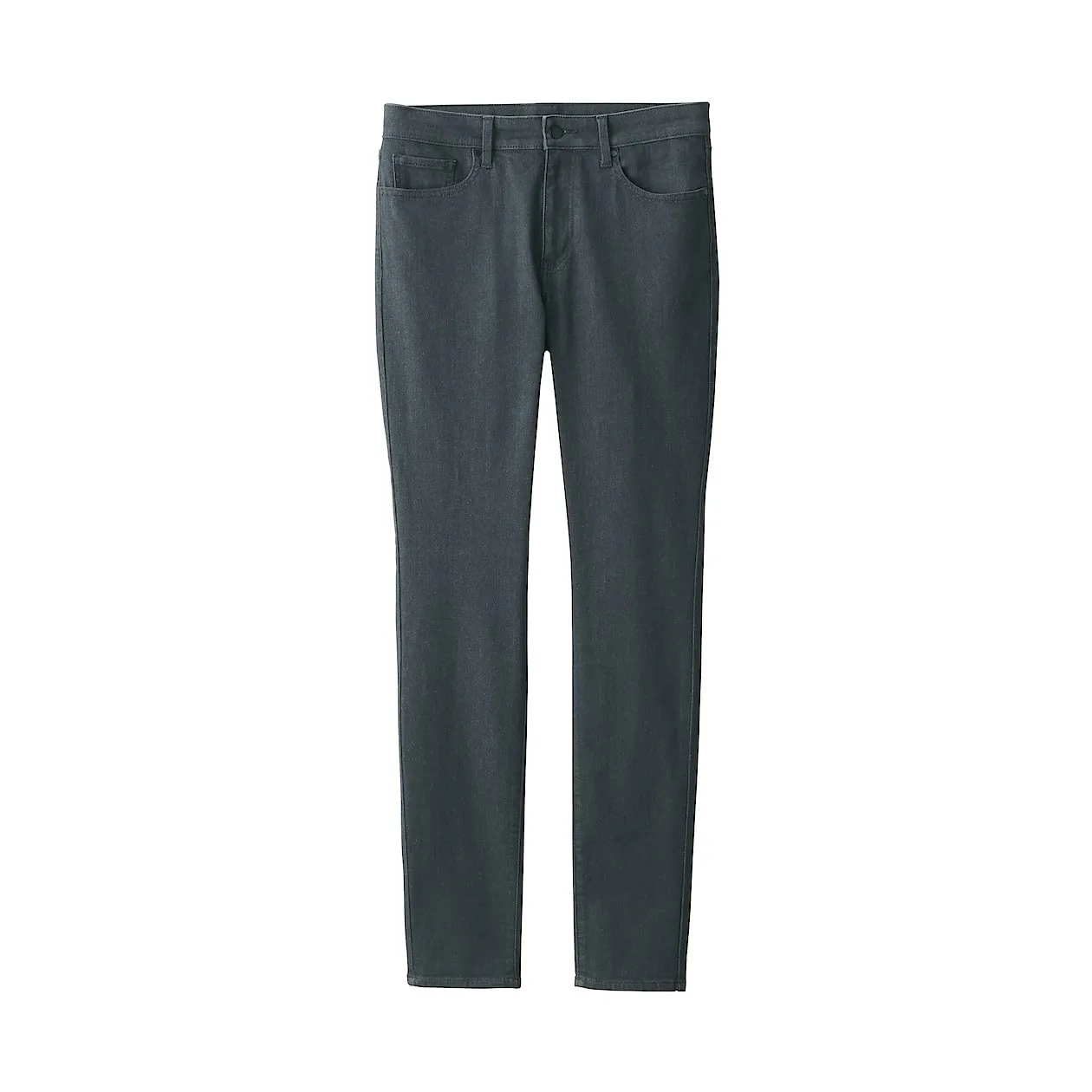 Men's Super Stretch Denim Skinny Pants Charcoal Gray (L 32inch / 82cm)