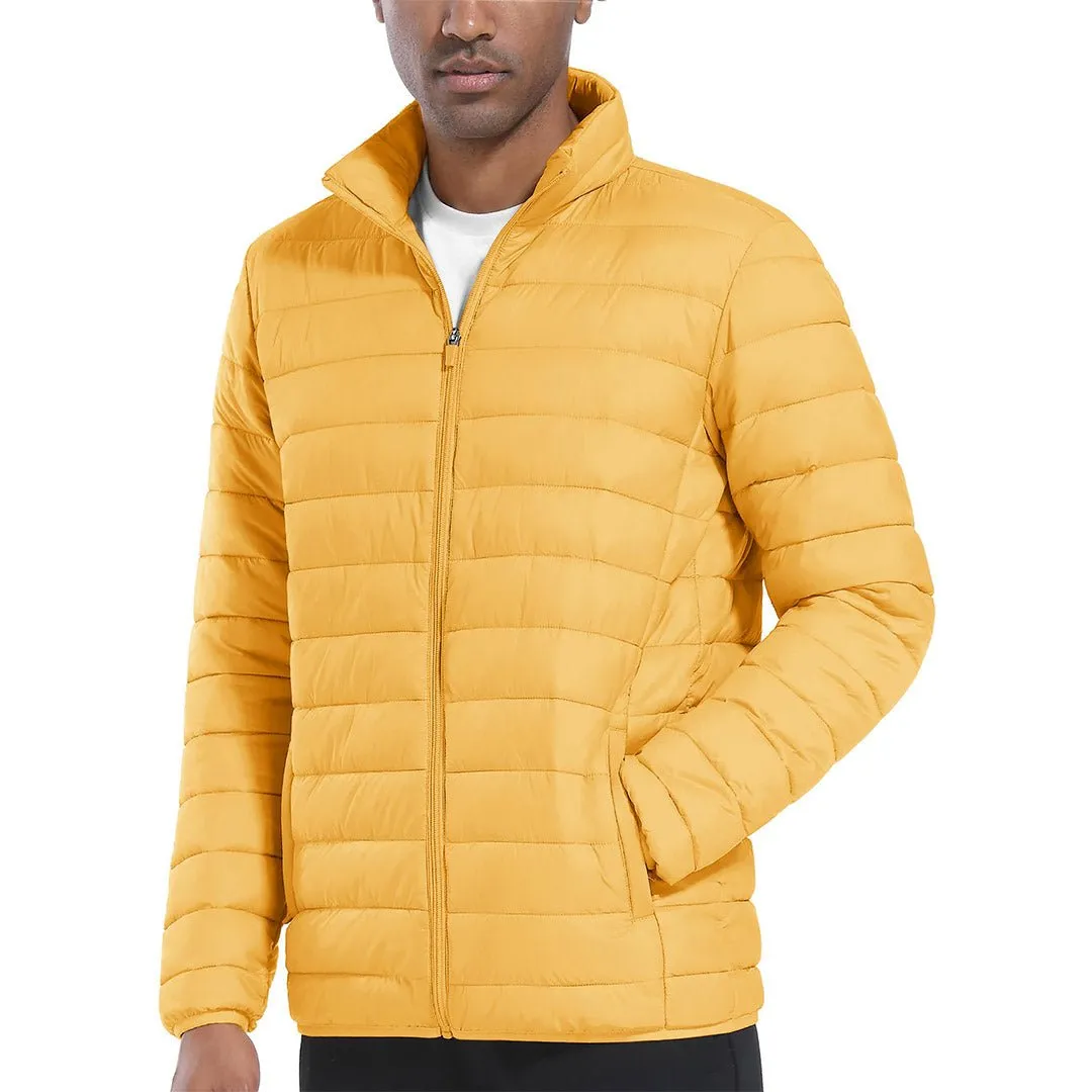 Men's Winter Puffer Jacket Warm Lightweight Water Repellent Windproof