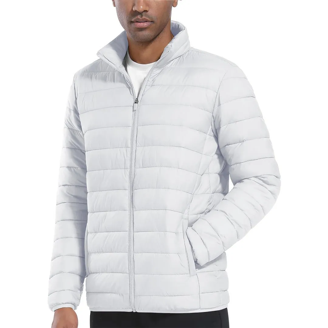 Men's Winter Puffer Jacket Warm Lightweight Water Repellent Windproof