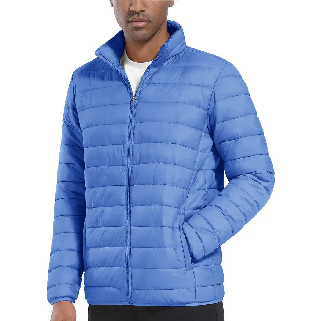 Men's Winter Puffer Jacket Warm Lightweight Water Repellent Windproof