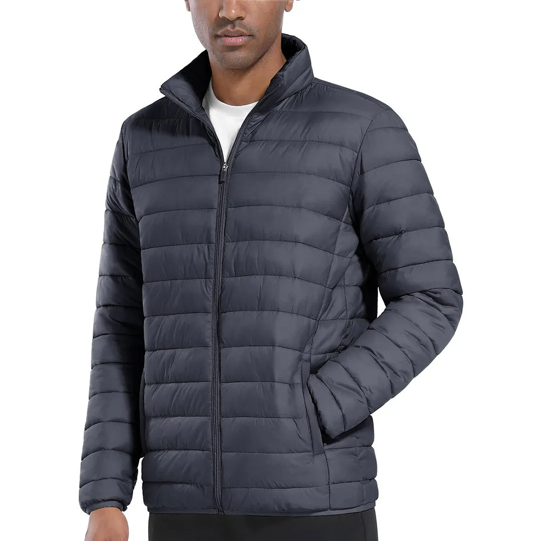 Men's Winter Puffer Jacket Warm Lightweight Water Repellent Windproof