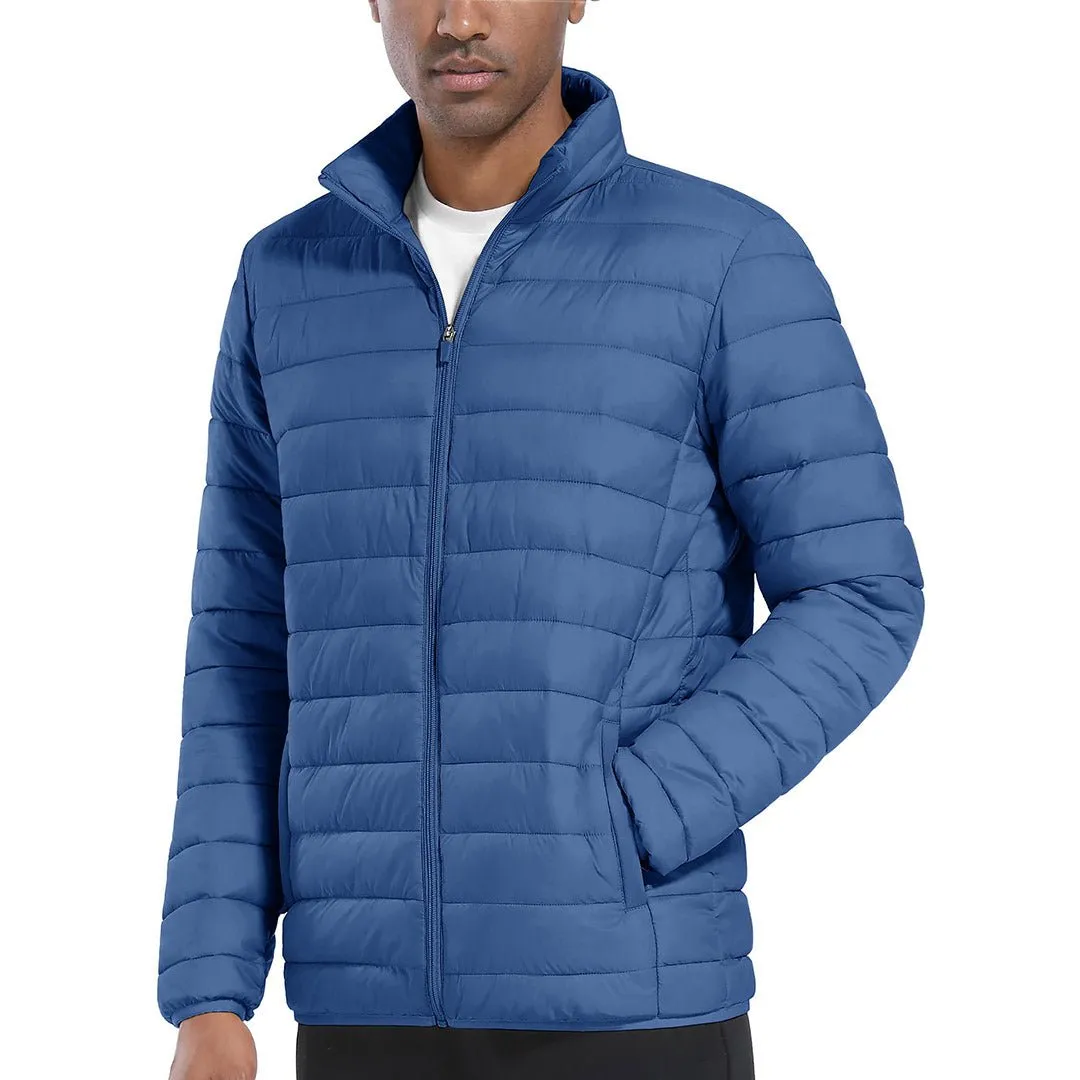 Men's Winter Puffer Jacket Warm Lightweight Water Repellent Windproof
