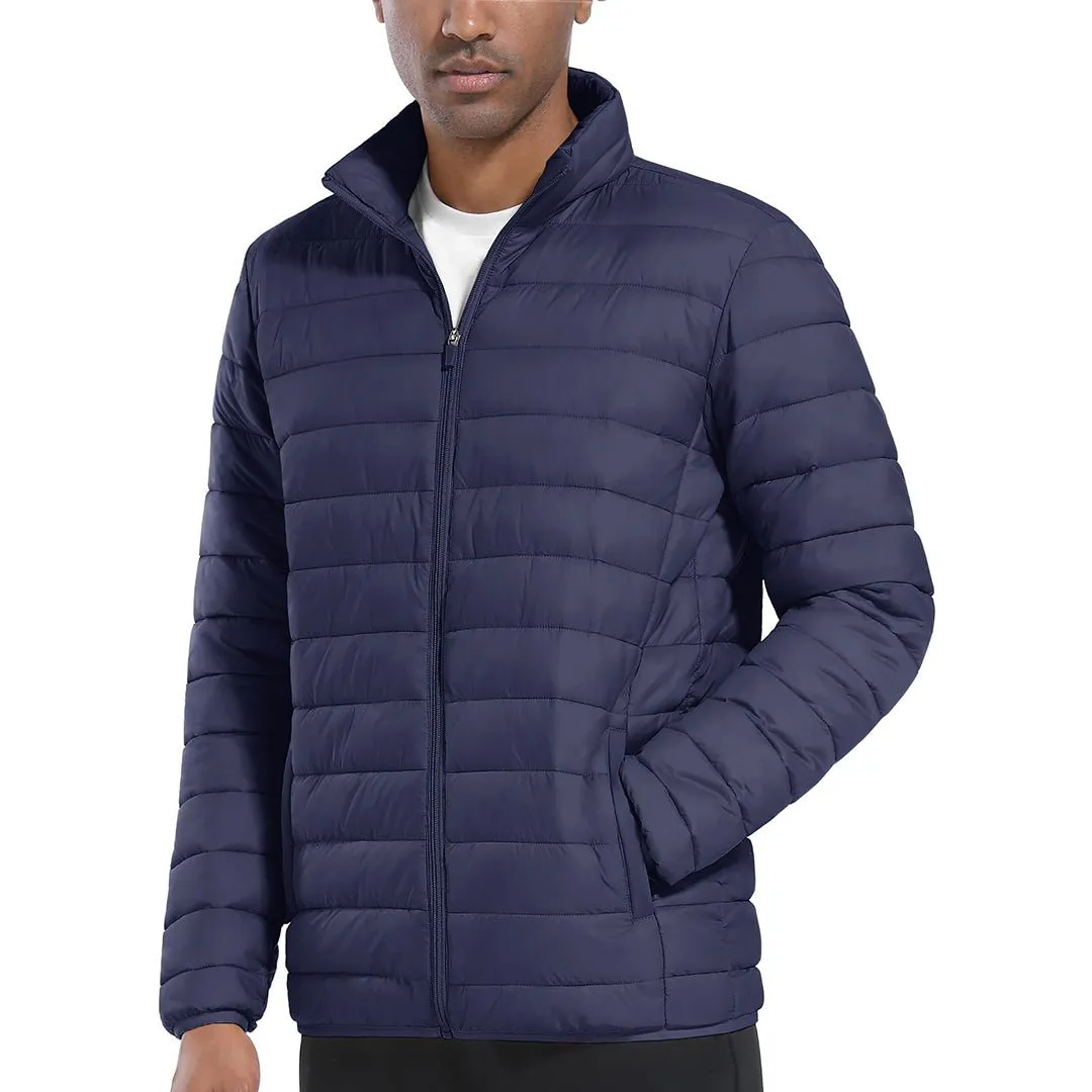 Men's Winter Puffer Jacket Warm Lightweight Water Repellent Windproof