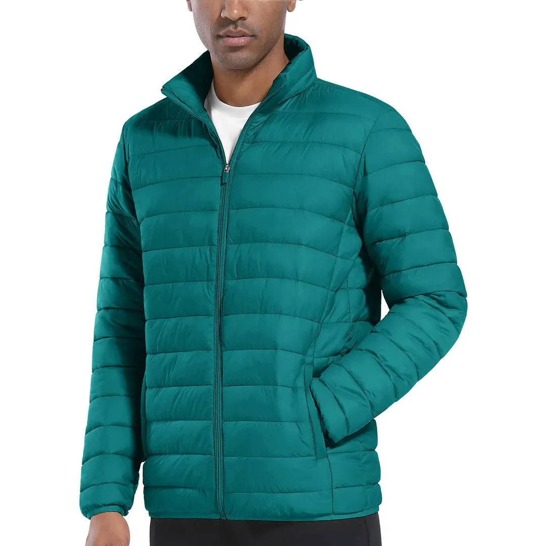 Men's Winter Puffer Jacket Warm Lightweight Water Repellent Windproof