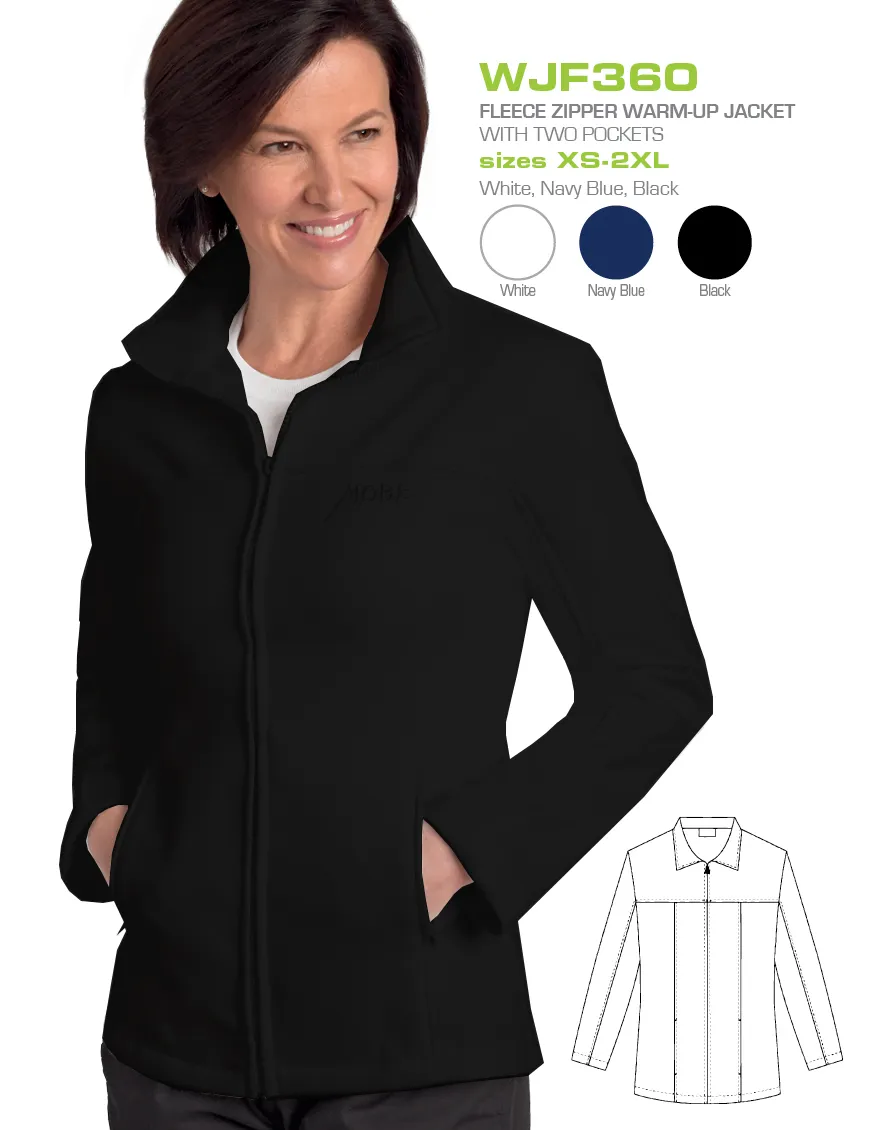 MOBB Fleece Zipper Warm-Up Jacket