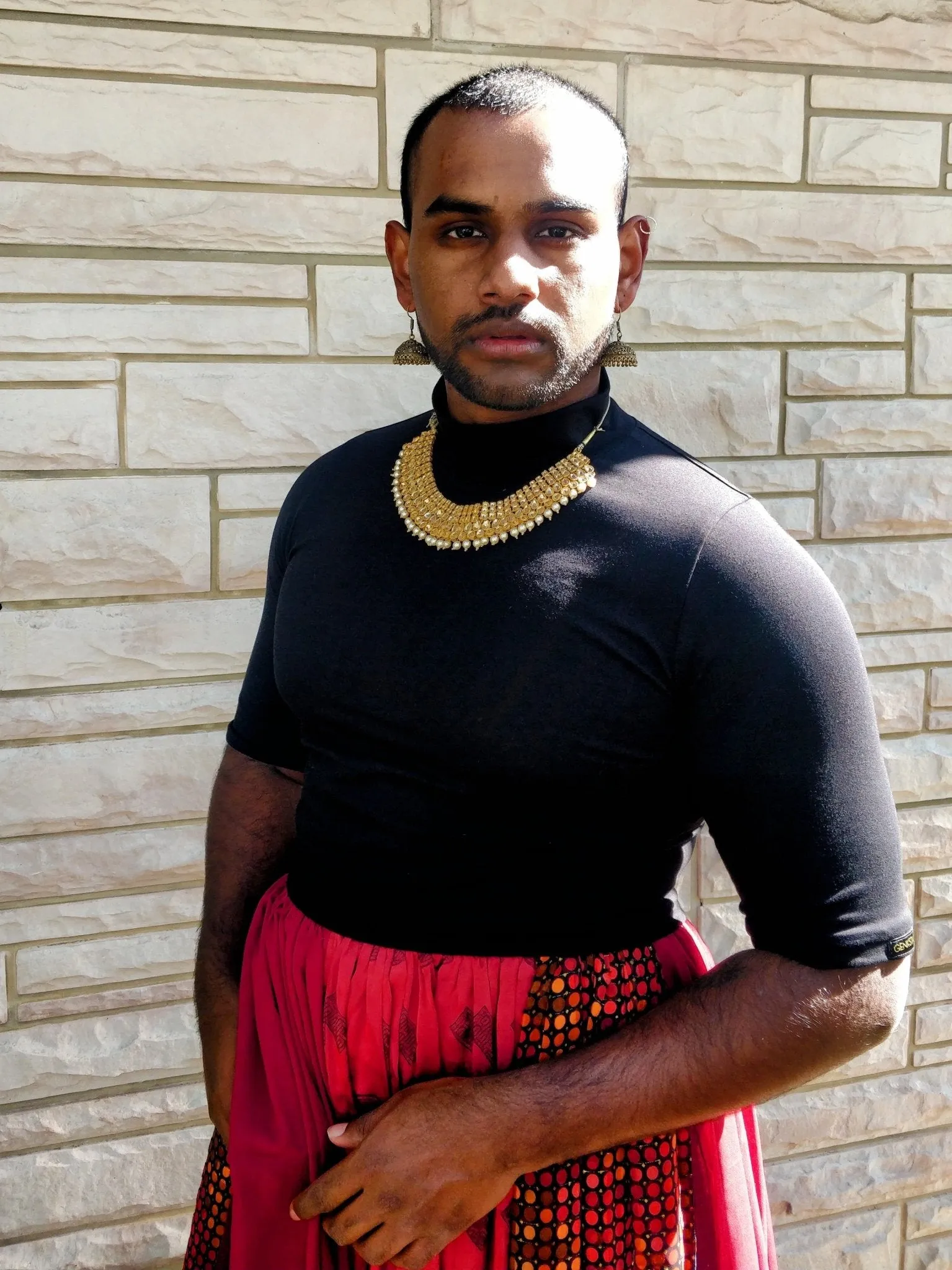 ORGANIC CROPPED SKIVVY with HALF SLEEVE