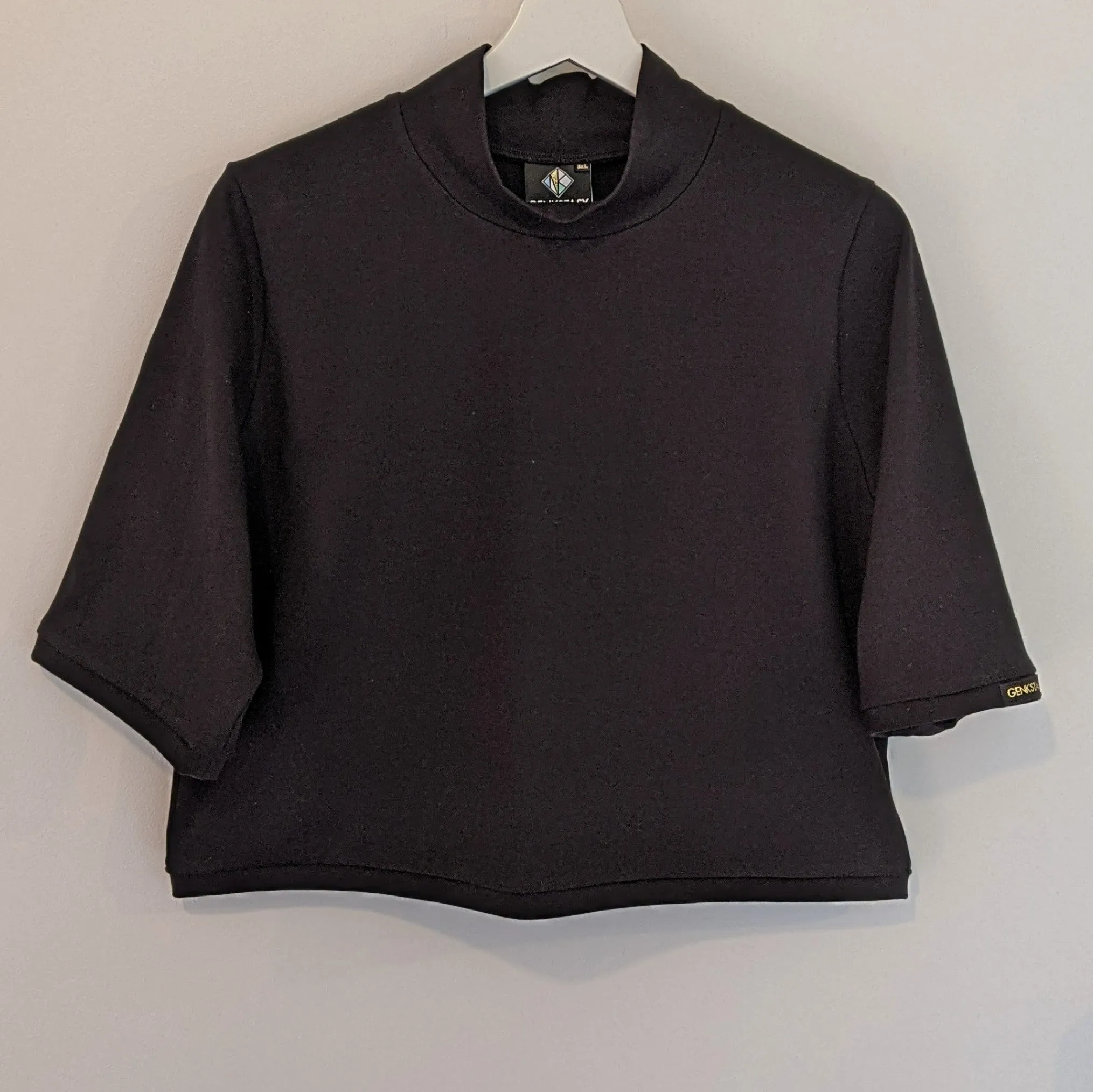 ORGANIC CROPPED SKIVVY with HALF SLEEVE