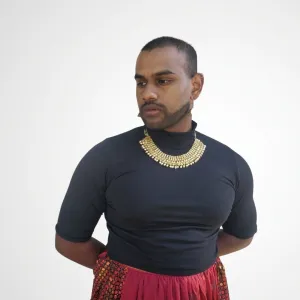 ORGANIC CROPPED SKIVVY with HALF SLEEVE