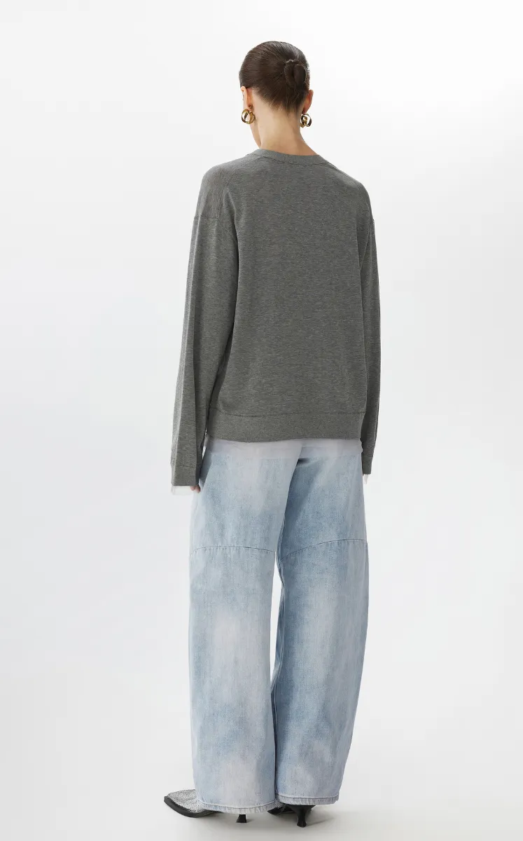 Pants / JNBY Cuffed Denim Ultra Long Pants