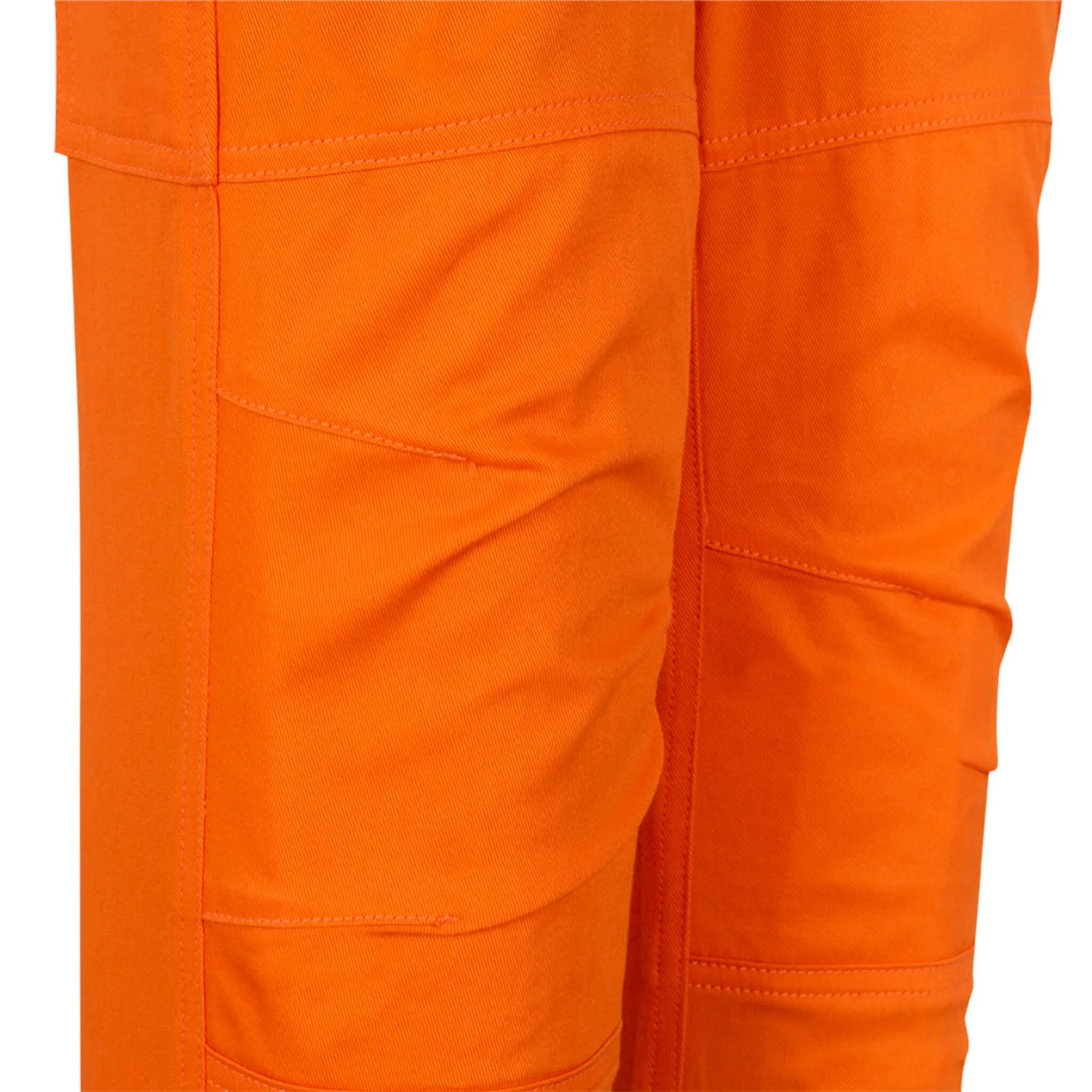 Pioneer Women's Safety Cargo Pants, Durable Cotton Blend, Hi-Vis Reflective Accents, Multi-Pocket Utility Design, Lightweight Workwear | Sizes XS-4XL