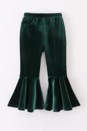 Premium Forest Velvet Bell Pants